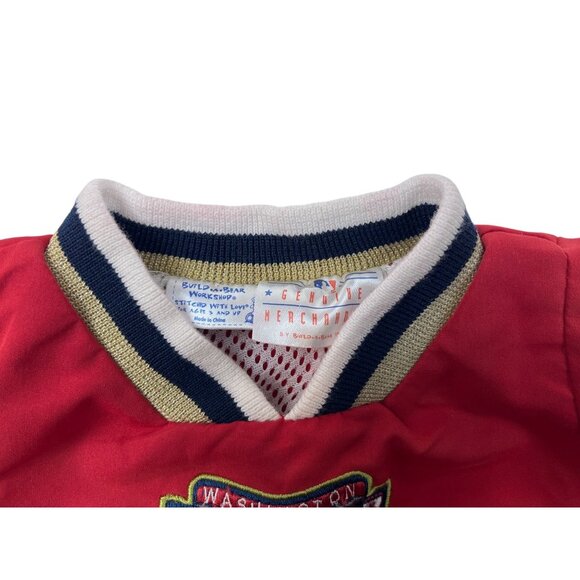 Washington Nationals Build-A-Bear Red Shirt With Embroidered Logos & Mesh - Picture 3 of 6